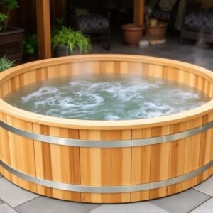 Family Wood Fired Tub wood fired hot tub available in South Africa from Thermo Spa SA