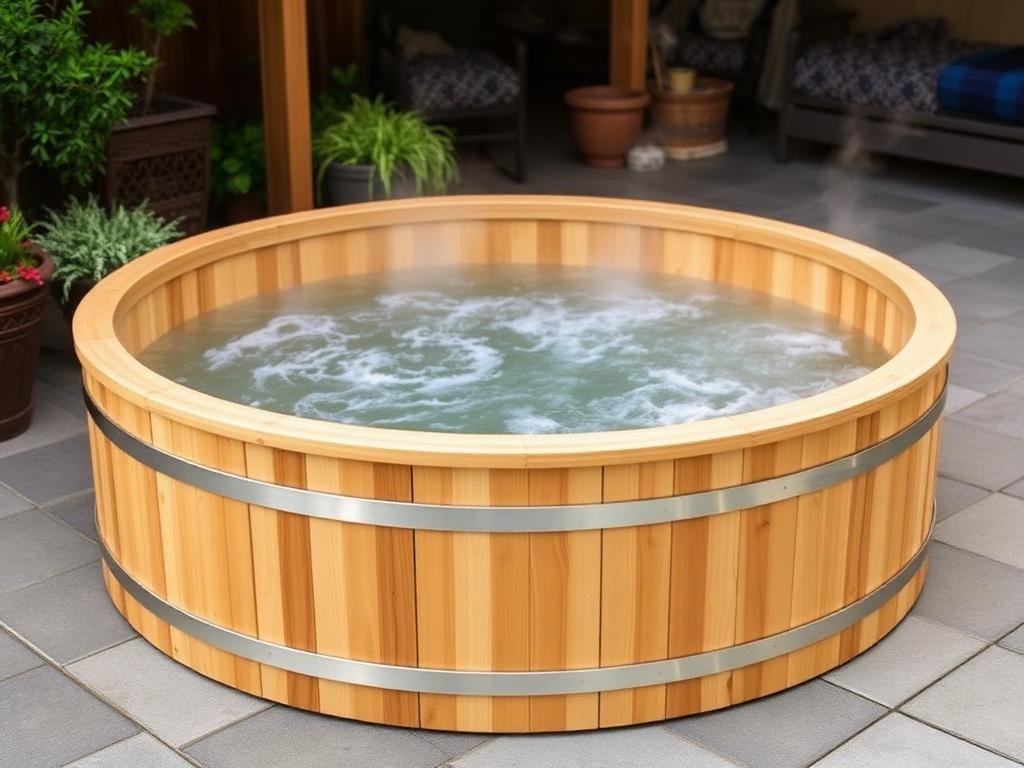 Family Wood Fired Tub wood fired hot tub available in South Africa from Thermo Spa SA