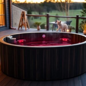 Premium Wood Fired Spa wood fired spa available in South Africa from Thermo Spa SA